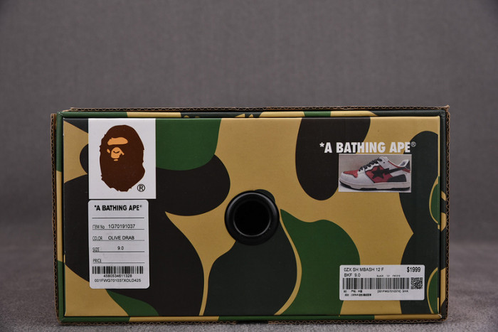 a bathing ape bape sta low copshoe bp-020