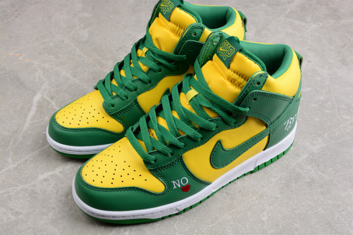 nike sb dunk high by any means brazil dn3741-700