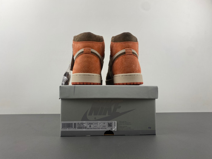air jordan 1 retro high og wmns "dusted clay" fq2941-200