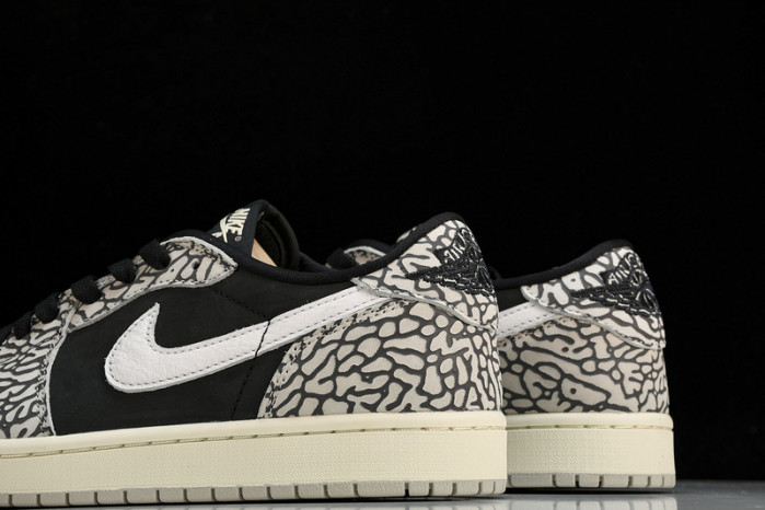 jordan 1 retro low og black cement - cz0790-001