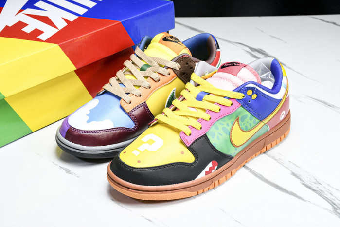 Nike Dunk Low Mario Kart Custom DH0952-102