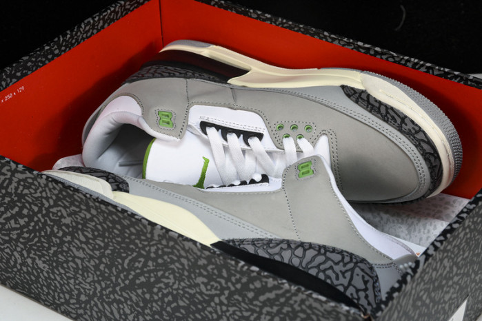 jordan 3 retro chlorophyll - 136064-006
