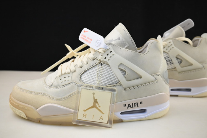 jordan 4 retro off-white sail - cv9388-100
