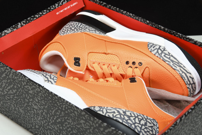 air jordan 3 retro "orange" ct8532-801