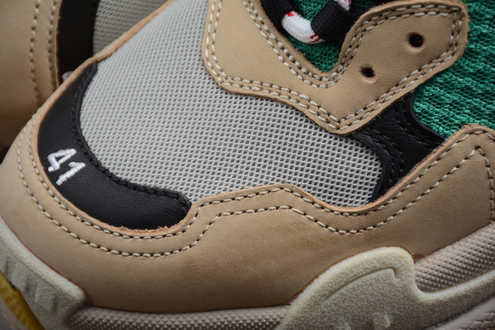 bl triple s w06e1-1000 beige/green-yellow