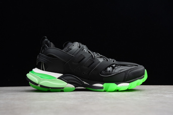 bl sneaker tess.s.gomma black fluorescent green 542023 w1gb8 5480