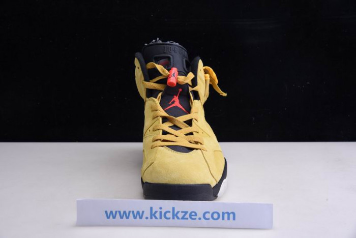 travis scott air jordan 6 yellow - cn1084-300