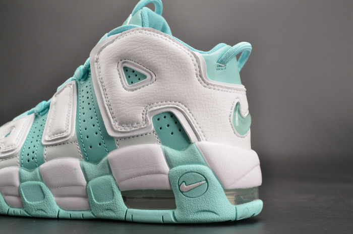 nike air more uptempo gs “island green” womens 415082-300