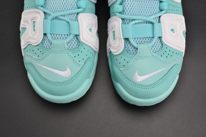 nike air more uptempo gs “island green” womens 415082-300