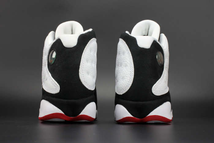 air jordan 13 retro "he got game" white/ black-true red mens 309259-104