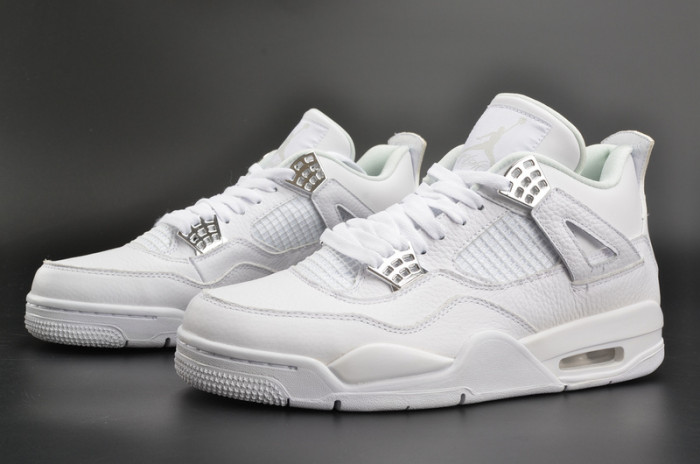 air jordan 4 retro “pure money” white mens 308497-100