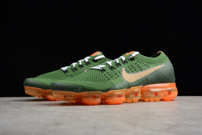 dragon ball S*per x nike air vapormax flyknit 2018 dark green/light brown mens aa3858-101