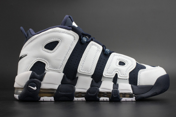 nike air more uptempo “olympic” white/midnight navy mens 414962-104