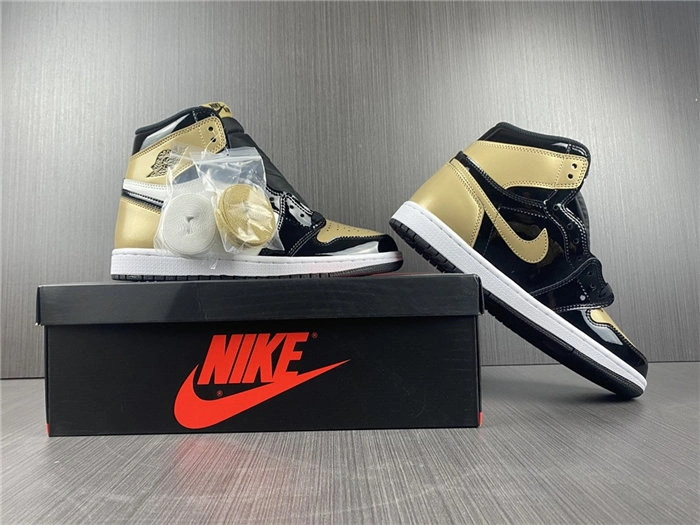 Jordan1 Retro NRG Patent Gold Toe 861428- Practical 3779