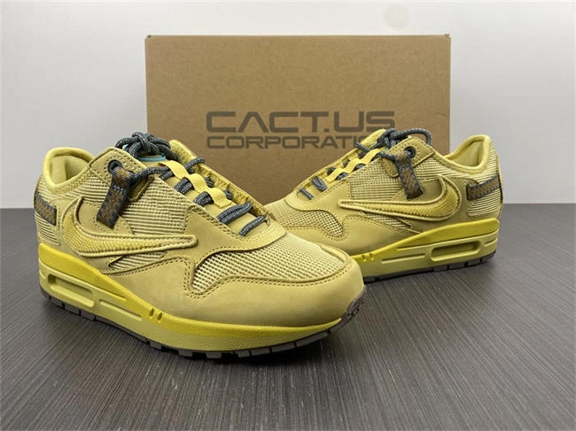 Nike Air Max 1 Travis Scott Cactus Jack Saturn Gold Soft 5199