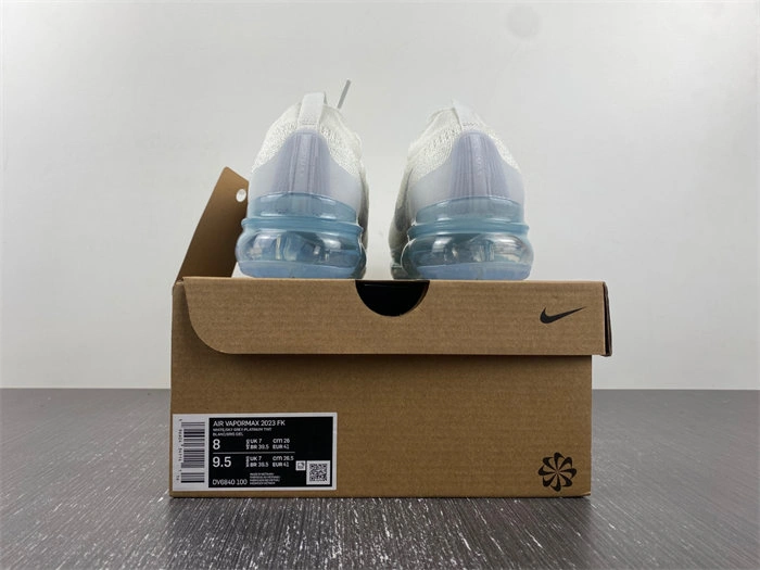 Affordable Nike Air VaporMax 2023 Flyknit White Pure Platinum DV6840- 5259