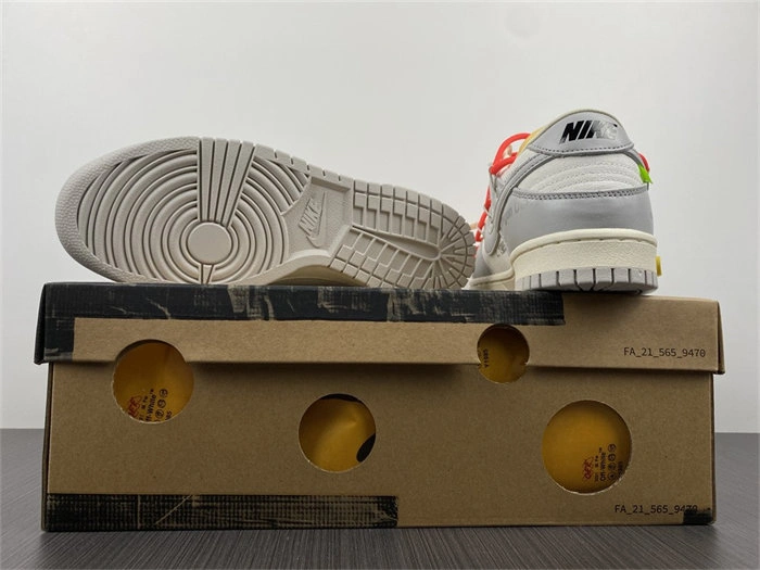 BestValue Nike Dunk Low Off-White Lot 6 DJ1602- 5066