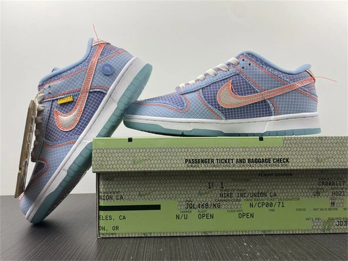 Nike Dunk Low Union Passport Pack Argon DJ9649- OdorResistant 4738