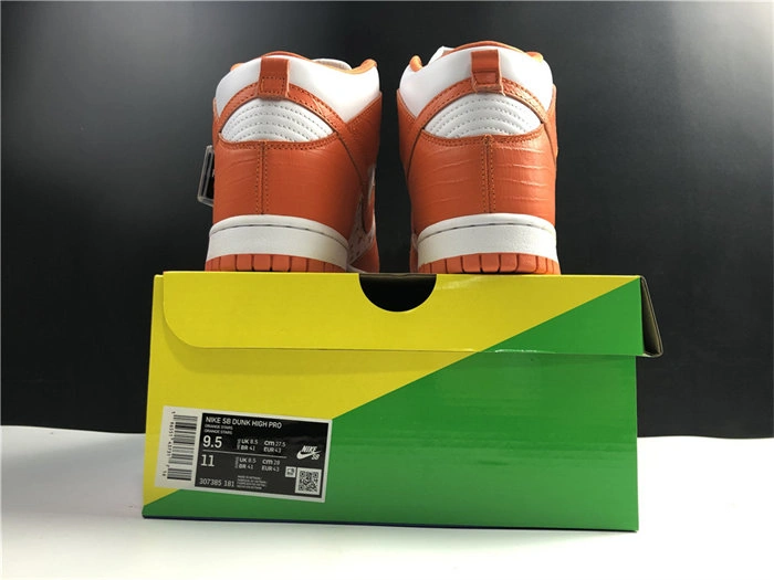 nike sb dunk high Svp*me orange 307385- effortless 4937
